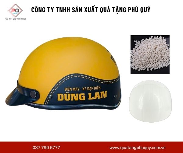 Chất liệu làm nón bảo hiểm in logo