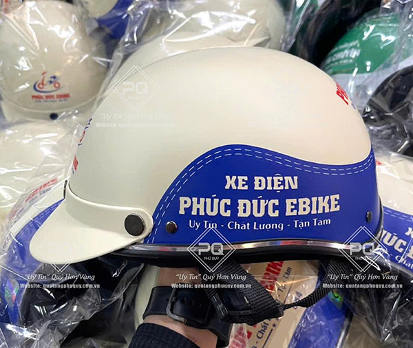 Ưu điểm nổi bật của nón bảo hiểm in logo