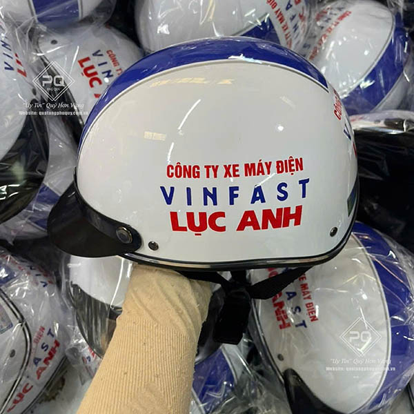 Cách tối ưu chi phí khi đặt nón bảo hiểm in logo