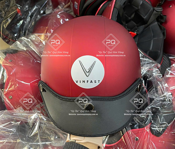 Mũ bảo hiểm in logo là công cụ marketing hiệu quả, tối ưu chi phí