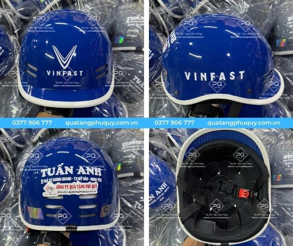 Mẫu nón cá heo cho cửa hàng Vinfast Tuần Anh