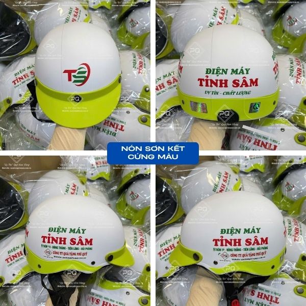 Mẫu 8: Nón sơn kết cứng màu