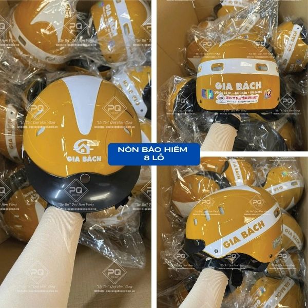 Mẫu 16: Nón bảo hiểm 8 lỗ