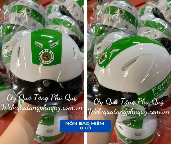 Mẫu 21: Nón bảo hiểm 6 lỗ