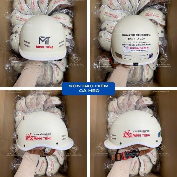 Mẫu 2: Nón bảo hiểm cá heo