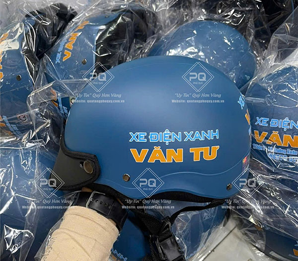 In mũ bảo hiểm xe điện giá rẻ