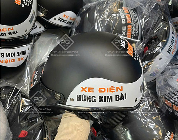 In mũ bảo hiểm xe điện tại Phú Quý