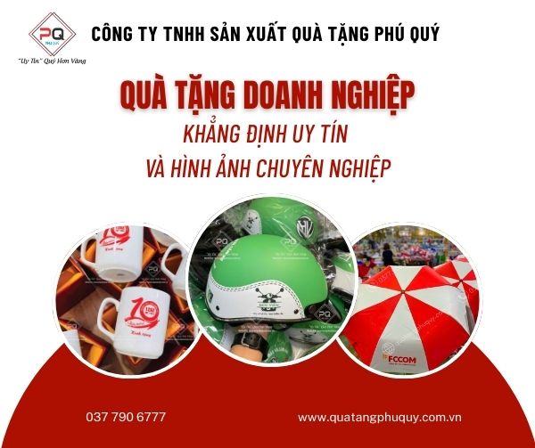 Quà tặng in logo - Xây dựng hình ảnh chuyên nghiệp