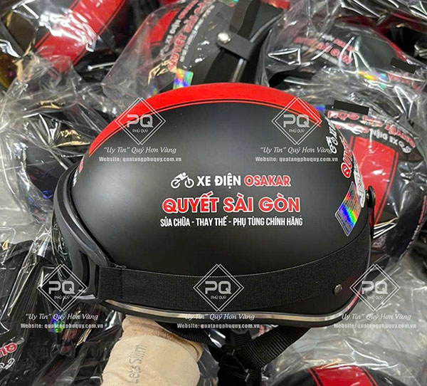Xưởng sản xuất mũ bảo hiểm xe điện in logo giá rẻ