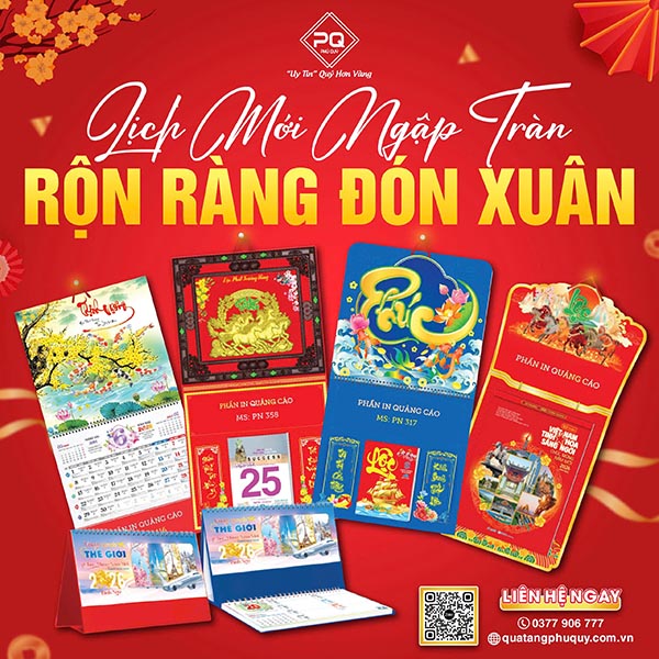 Vì sao doanh nghiệp nên đặt in lịch tết từ sớm?