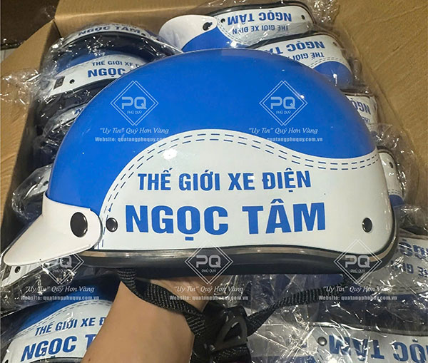 Địa chỉ đặt in mũ bảo hiểm xe điện uy tín, chất lượng