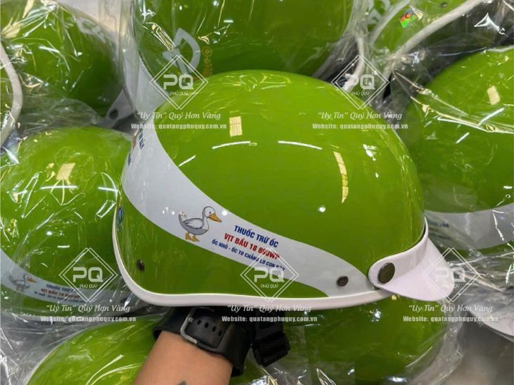 In nón bảo hiểm của hàng vật tư nông nghiệp In nón bảo hiểm của hàng vật tư nông nghiệp