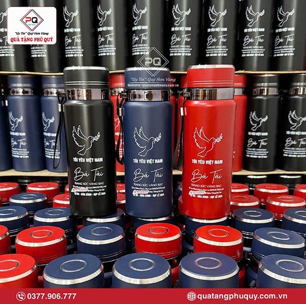 Gợi ý mẫu quà tặng bình giữ nhiệt in logo cho dịp lễ 30/4 Gợi ý mẫu quà tặng bình giữ nhiệt in logo cho dịp lễ 30/4