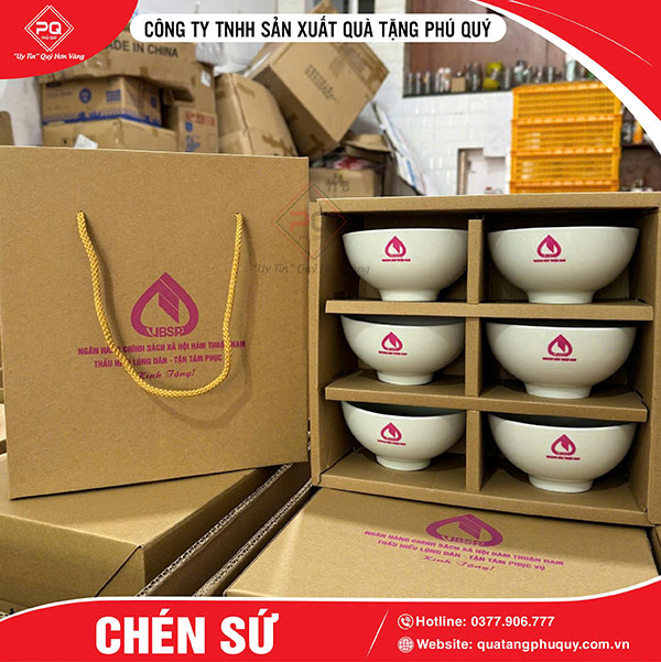Quà tặng công đoàn chén sứ in logo Quà tặng công đoàn chén sứ in logo