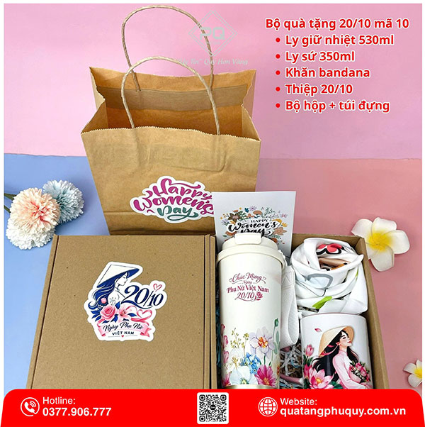 Set quà tặng doanh nghiệp 20/10