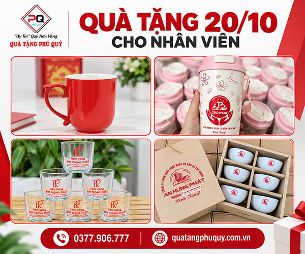 Quà 20/10 cho nhân viên nữ