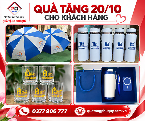 Quà 20/10 cho khách hàng nữ