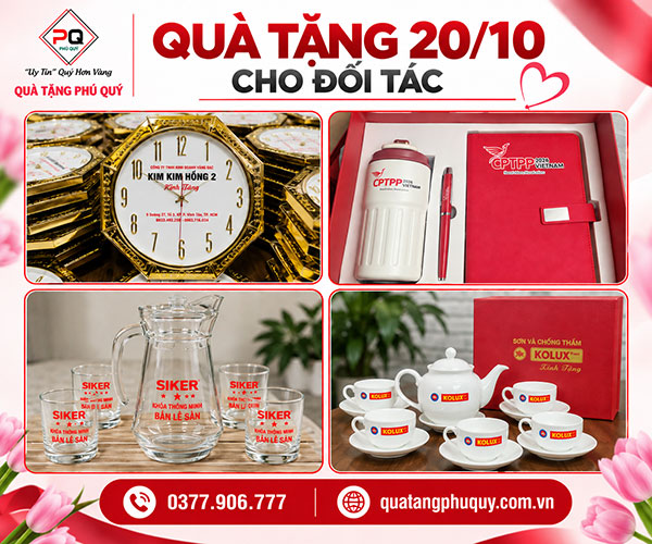Quà 20/10 cho đối tác nữ