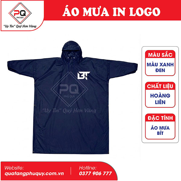 Áo mưa in logo