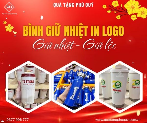 Bình giữ nhiệt in logo – Giữ nhiệt, giữ lộc Bình giữ nhiệt in logo – Giữ nhiệt, giữ lộc
