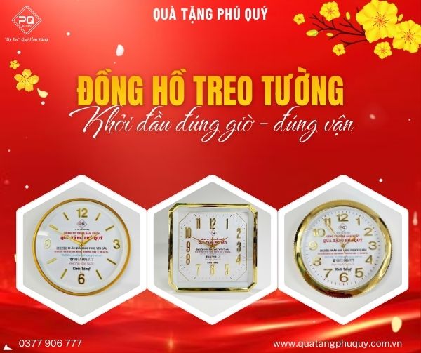 Đồng hồ treo tường in logo – Khởi đầu đúng giờ, đúng vận Đồng hồ treo tường in logo – Khởi đầu đúng giờ, đúng vận