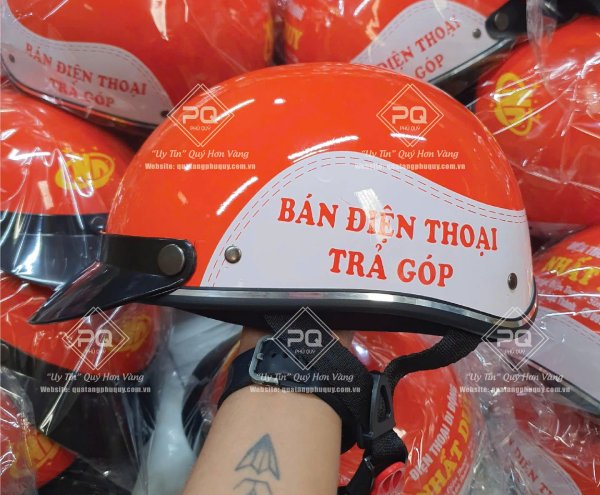 Quà tặng mũ bảo hiểm in logo