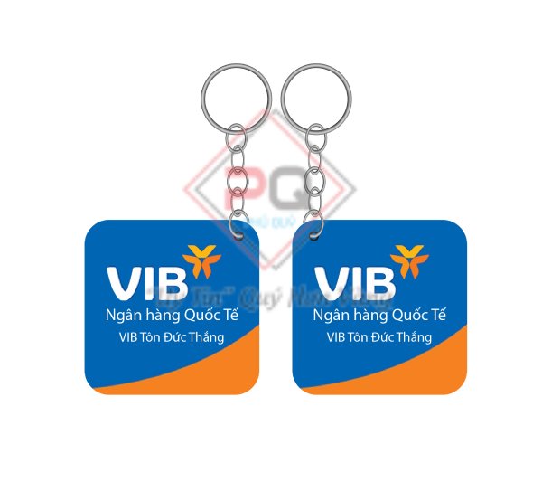 Móc khóa in logo theo yêu cầu