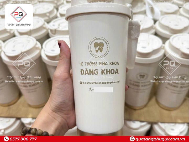 Bình giữ nhiệt in logo - Quà tặng tinh tế và thiết thực