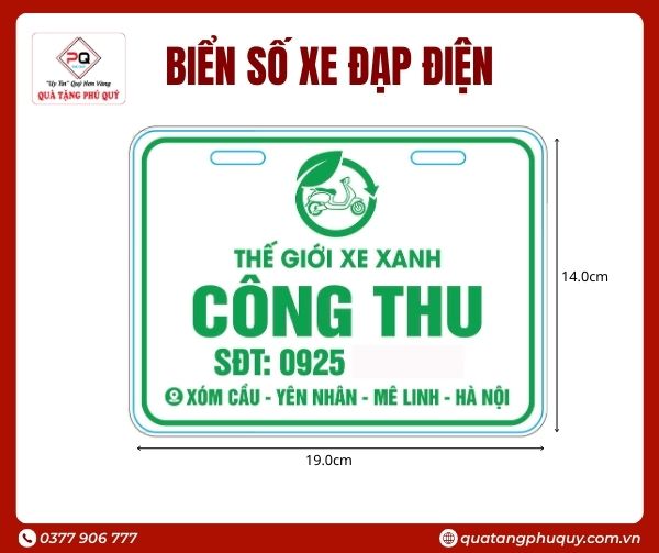 Biển số xe điện - Giải pháp quảng bá chi phí thấp, hiệu quả lâu dài Biển số xe điện - Giải pháp quảng bá chi phí thấp, hiệu quả lâu dài
