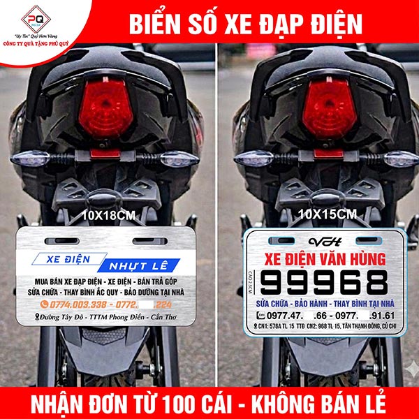 Địa chỉ làm biển số xe đạp điện theo yêu cầu uy tín Địa chỉ làm biển số xe đạp điện theo yêu cầu uy tín