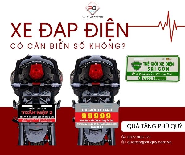 Xe đạp điện có cần biển số không? Xe đạp điện có cần biển số không?