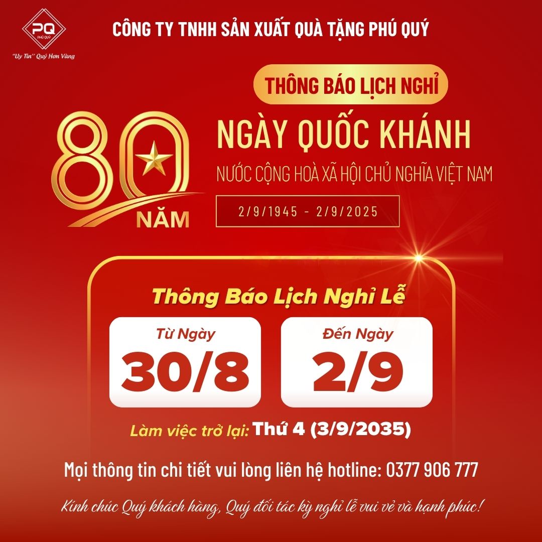 Thông báo nghỉ lễ 2/9