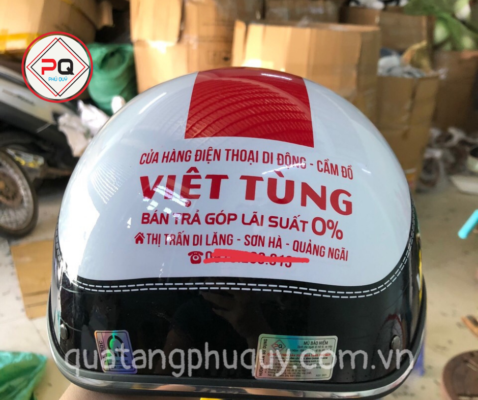 in logo mũ hiểm tại quảng trị