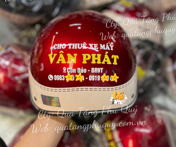 Nón bảo hiểm theo yêu cầu