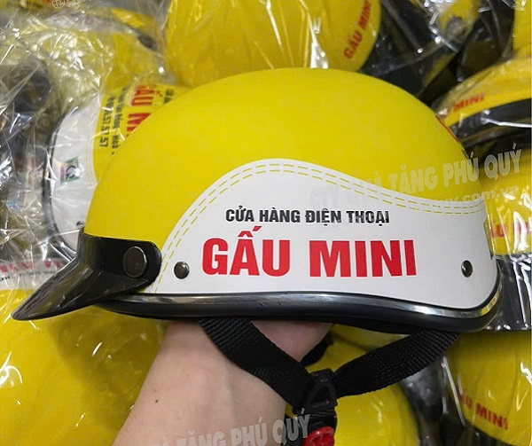 Nón bảo hiểm in logo