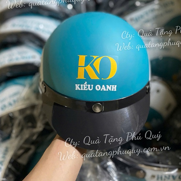 Nón bảo hiểm in logo