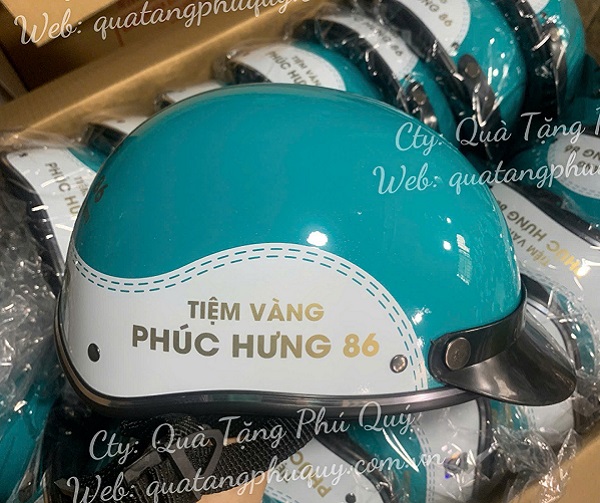 Nón bảo hiểm in logo chất lượng với giá thành phải chăng tại Phú Quý