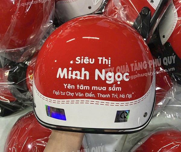 Phú Quý cung cấp quà tặng doanh nghiệp - nón bảo hiểm in logo