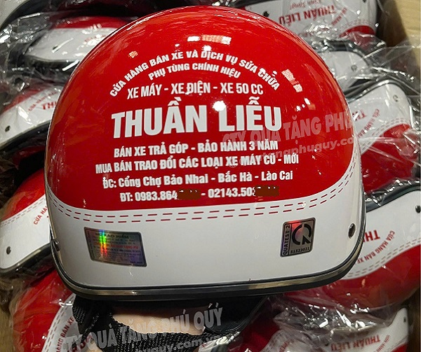 Báo giá nón bảo hiểm in logo chất lượng đạt chuẩn
