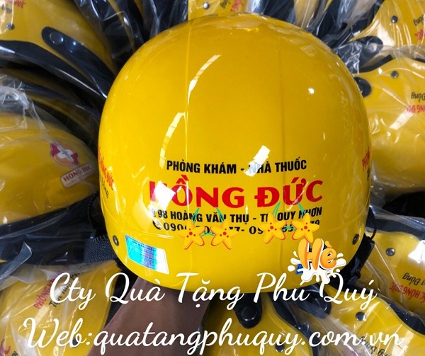 Phú Quý - Đơn vị chuyên cung cấp nón bảo hiểm in logo giá rẻ